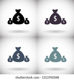 Money bag Vector icon