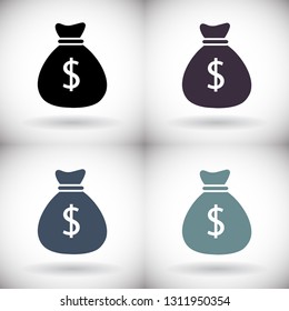 Money bag Vector icon