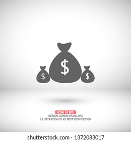 Money bag Vector icon