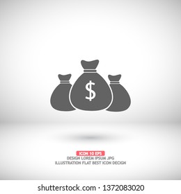 Money bag Vector icon