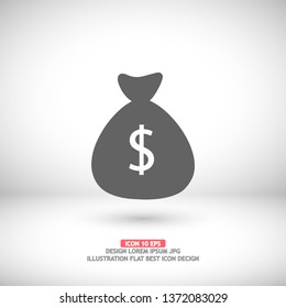 Money bag Vector icon