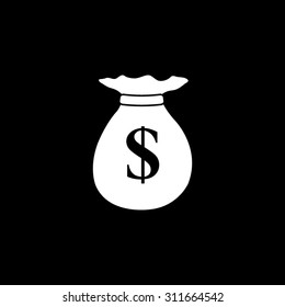 Money bag  - vector icon