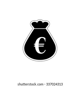 Money bag - vector icon