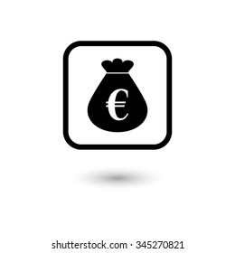 Money bag - vector icon