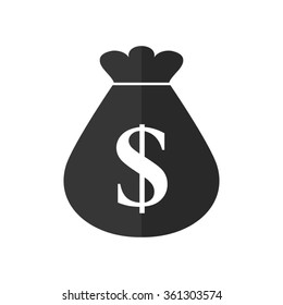 Money bag  - vector icon