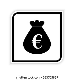 Money bag  - vector icon