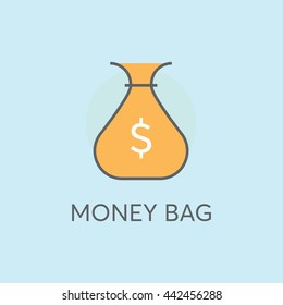 Money Bag Vector Icon