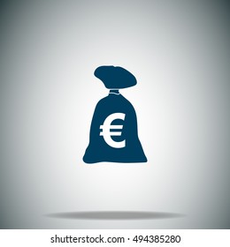Money bag vector icon