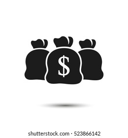 money bag vector icon