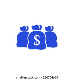 money bag vector icon