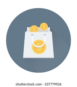 Money Bag Vector Icon