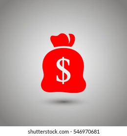 money bag vector icon