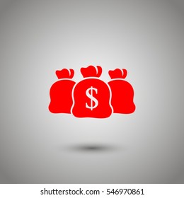 money bag vector icon