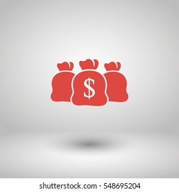 money bag vector icon