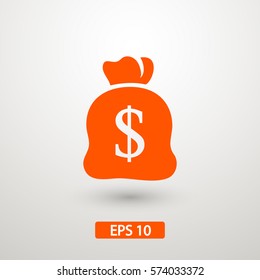 money bag vector icon