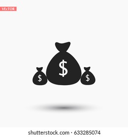 Money bag Vector icon
