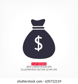 Money bag Vector icon