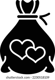 Money Bag vector icon. Can be used for printing, mobile and web applications.
