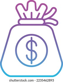 Geldbeutel, Vektorsymbol. Kann für Druck-, Mobil- und Web-Anwendungen verwendet werden.