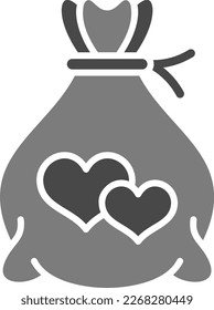 Money Bag vector icon. Can be used for printing, mobile and web applications.