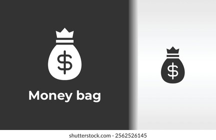 Money Bag Vector, Icon Or Logo Sign Isolated Symbol Illustration