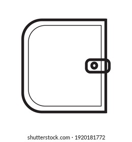 Money bag vector icon. Symbols on white background