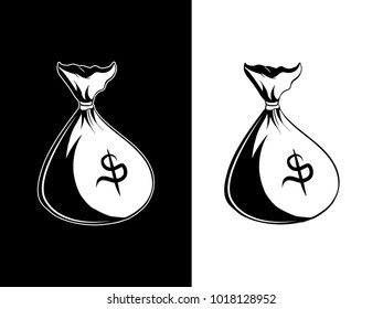 Money bag Vector Illustration