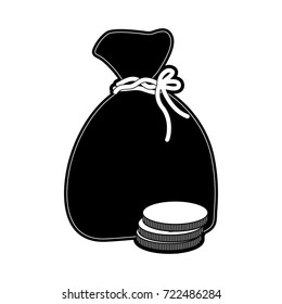 money bag  vector illustration