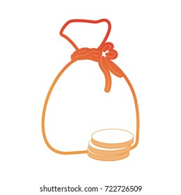 money bag  vector illustration