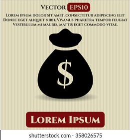 Money Bag vector symbol