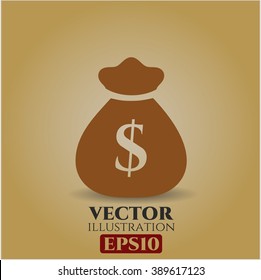 Money Bag vector symbol