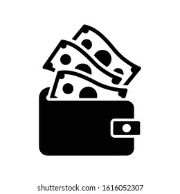 Money bag, Wallet icon, Vector graphics