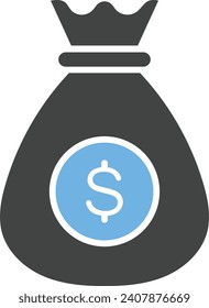 Money Bags icon vector image. Suitable for mobile application web application and print media.