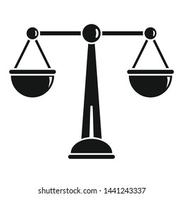 Money balance icon. Simple illustration of money balance vector icon for web design isolated on white background