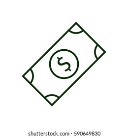 Money banknote icon
