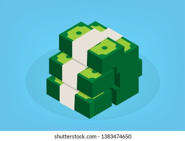 money banknote , vector illustration for financial element