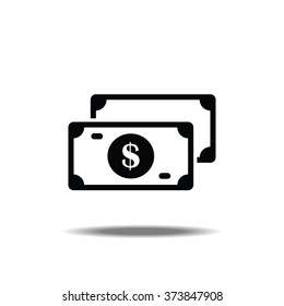 Money Bill - Dollar Thin Line Single Icon