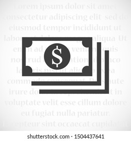 Money bill isolated  