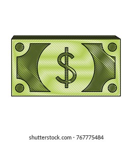 Money bill isolated