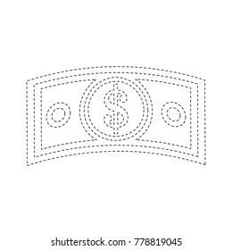 Money bill isolated