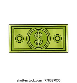 Money bill isolated