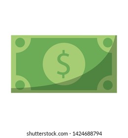 Money bill payment isolated vector illustration graphic design