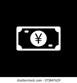 Money Bill - Yen Thin Line Single Icon