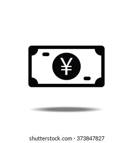 Money Bill - Yen Thin Line Single Icon