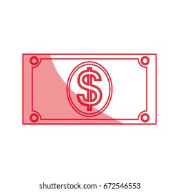 Money billet isolated