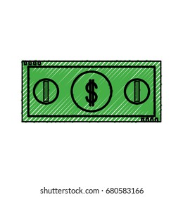 Money billet isolated