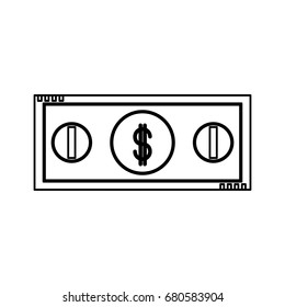 Money billet isolated