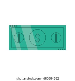 Money billet isolated