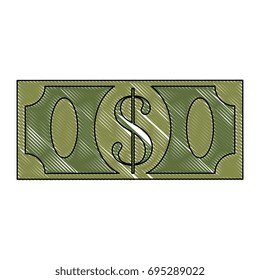 Money billet isolated