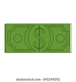 Money billet isolated